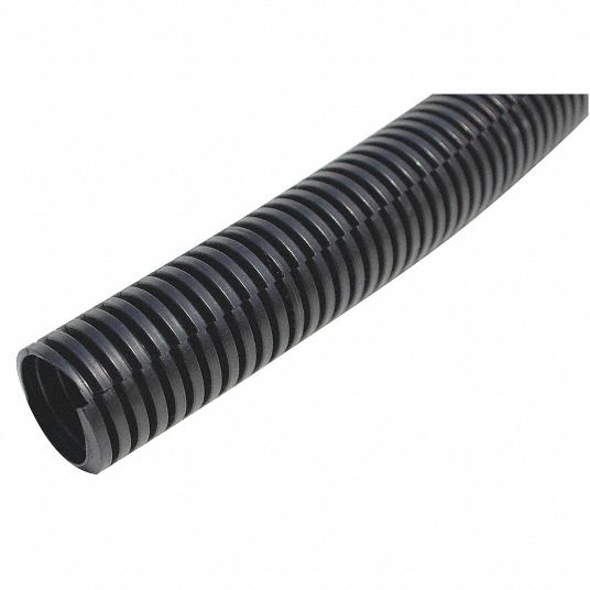 IIVVERR Black Plastic 25mm x 20mm Flexible Corrugated Conduit Pipe Hose  Tube 5M Long (Tubo de manguera de tubo de conducto corrugado flexible de