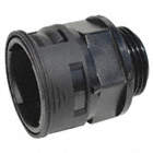CONNECTOR, ½ IN NOMINAL SIZE, BLACK, NYLON