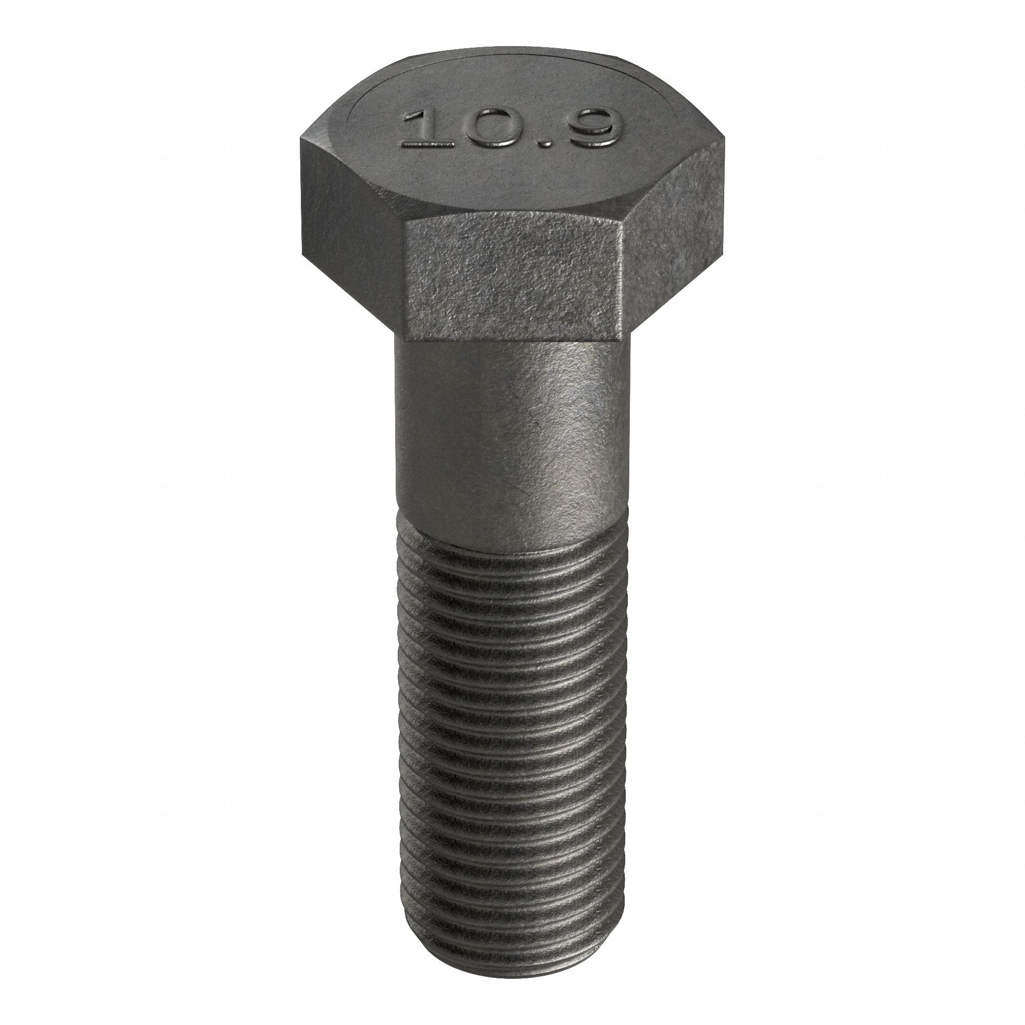 Hex Head Cap Screw: Steel, Class 10.9, Black Oxide, M24-3.00, Coarse, 200 mm lg, Metric, HRC32, 5 PK