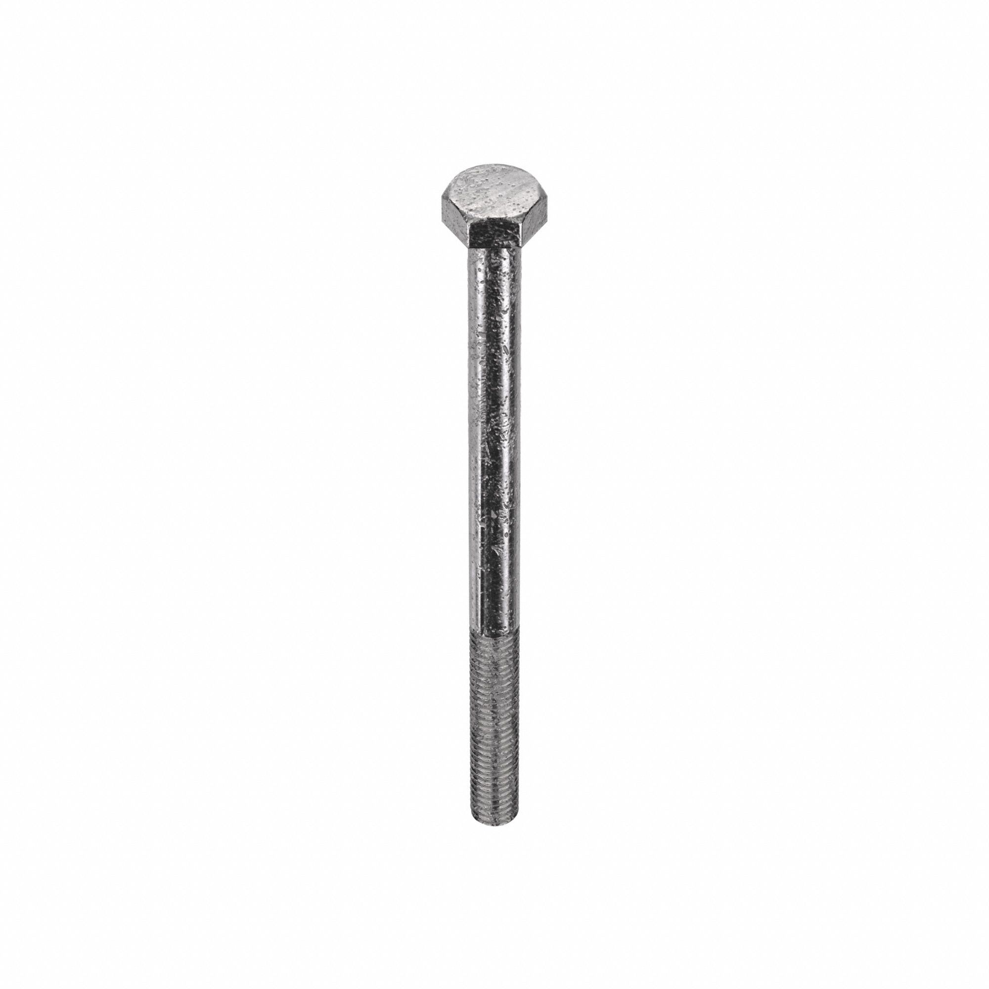 HEX HEAD CAP SCREW, STAINLESS STEEL, A4, PLAIN FINISH, M8-1.25, COARSE, 90MM L, 25 PK
