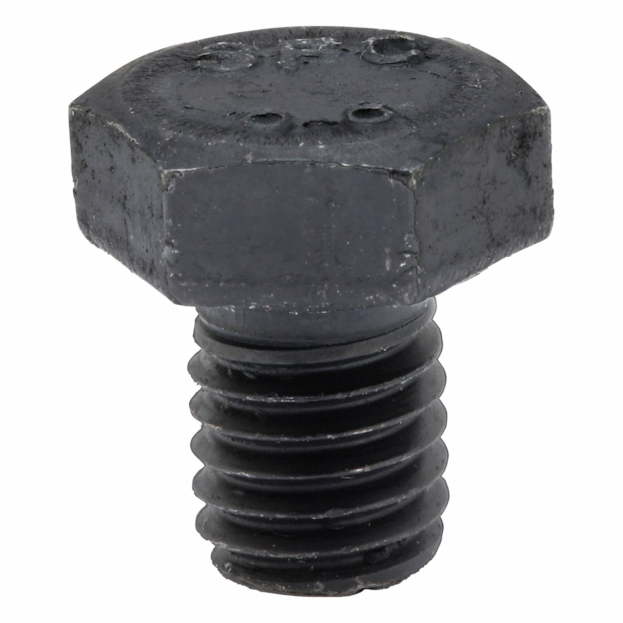 Hex Head Cap Screw: Steel, Class 8.8, Black Oxide, M8-1.25, Coarse, 10 mm lg, Fully Threaded, 100 PK