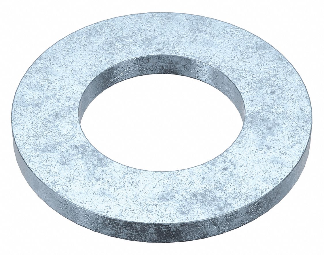 SAE Washer: Case Hardened, Zinc Plated, Steel, 3/4 in Screw Sz, 0.812 in In Dia, 20 PK