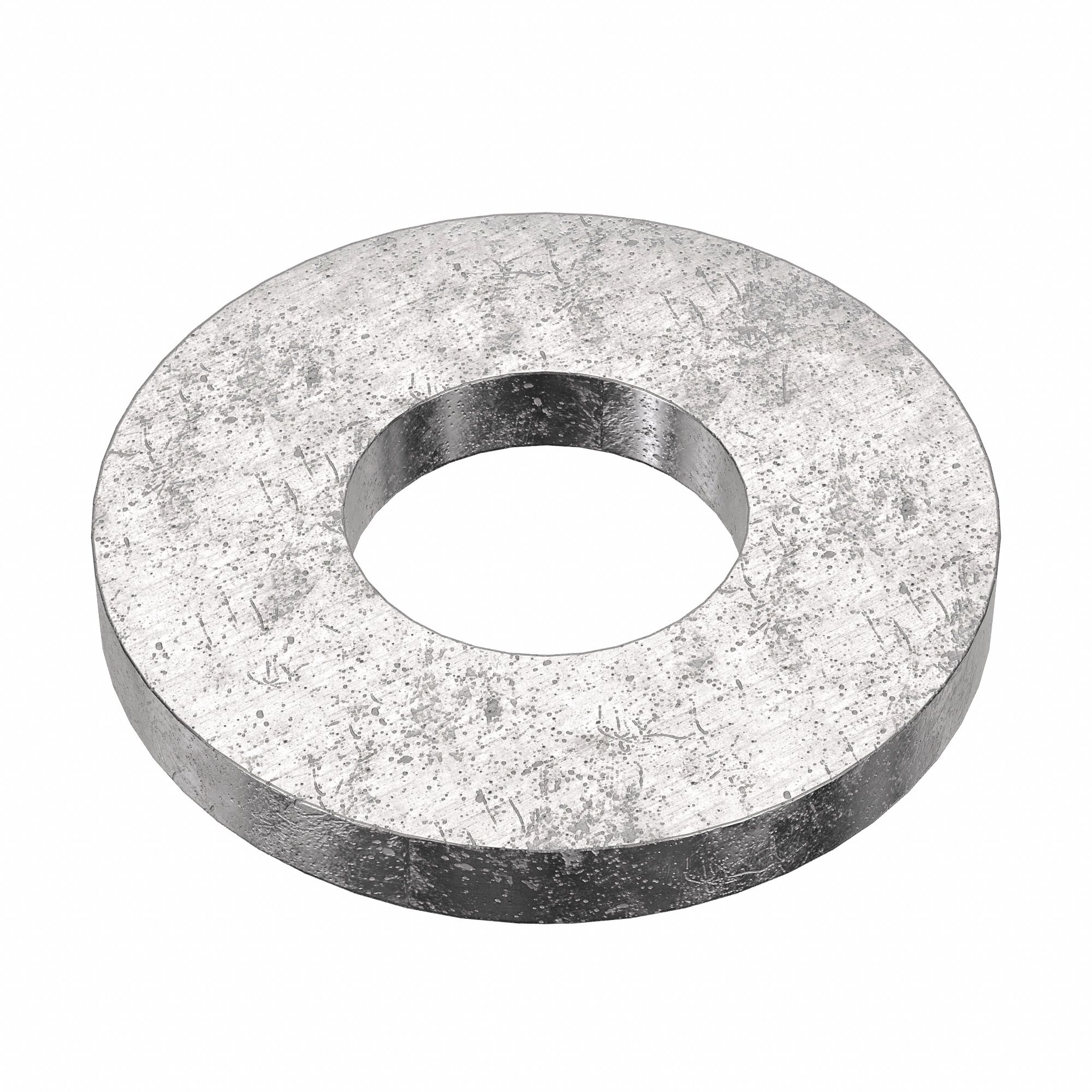 FLAT WASHER, FOR #12 SCREW, 18-8 STAINLESS STEEL, PLAIN FINISH, ¼ IN ID, 50 PK