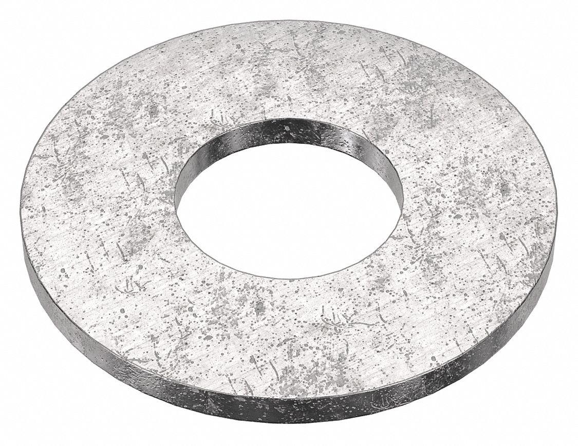 SAE Washer: 316, Stainless Steel, 1 in Screw Sz, 1.062 in In Dia, 2 in Out Dia, 316, 5 PK