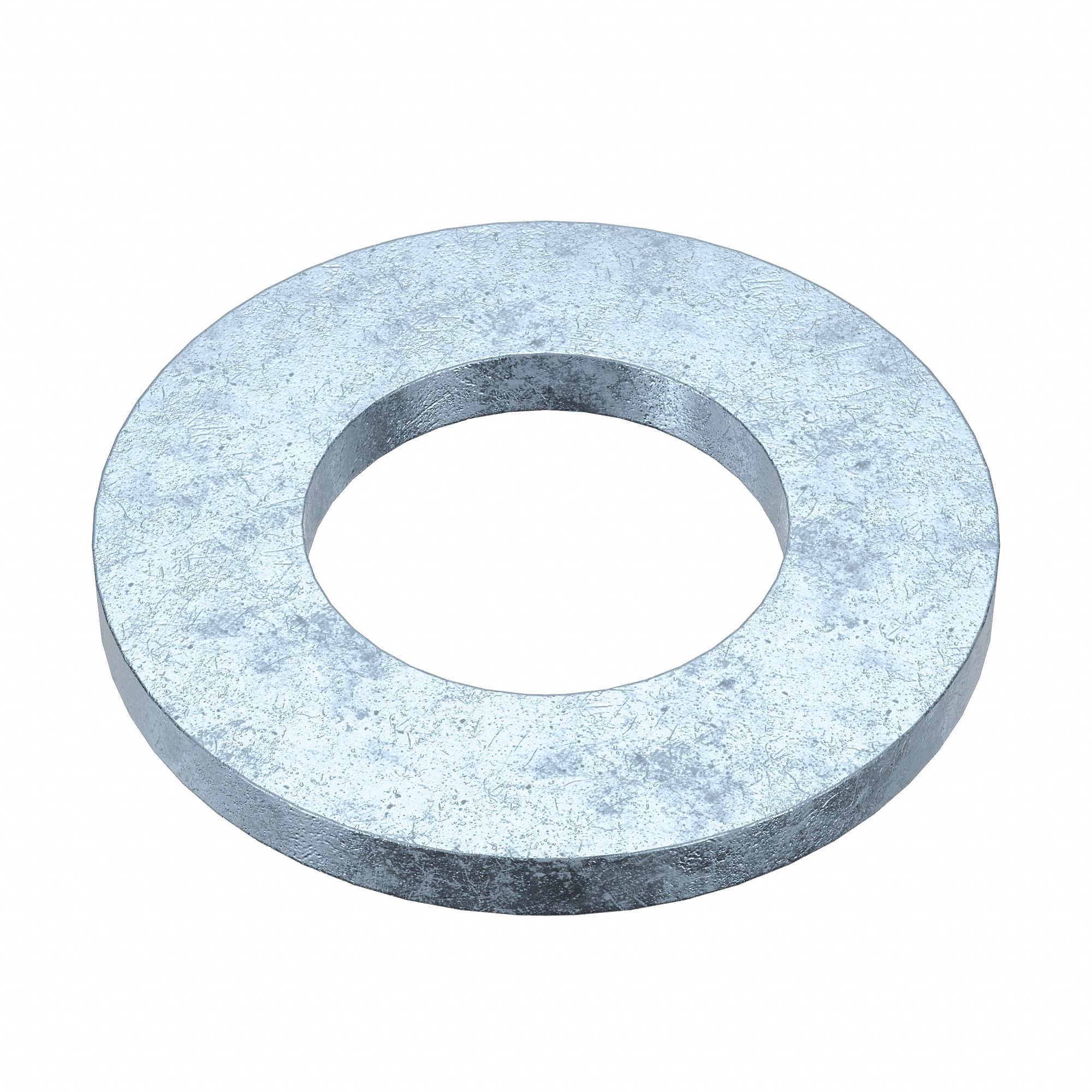 Flat Washer: Zinc Plated, Steel, M14 Screw Sz, 15.27 mm In Dia, 28 mm Out Dia, 50 PK