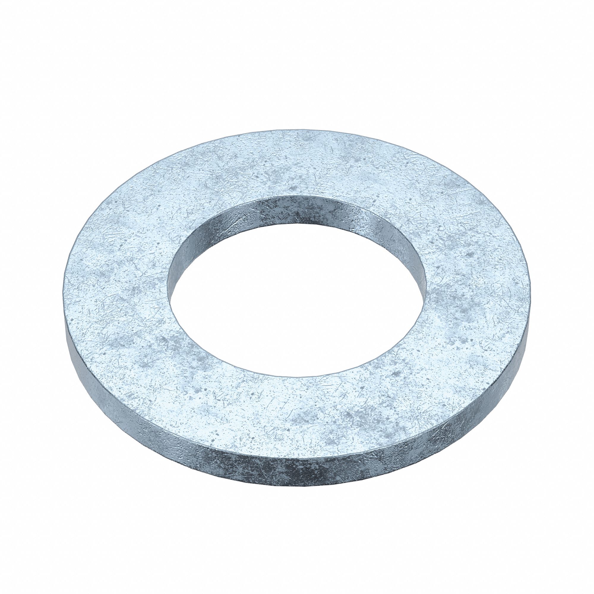 Flat Washer: Zinc Plated, Steel, M56 Screw Sz, 58.74 mm In Dia, 105 mm Out Dia, 10 mm Max Thick