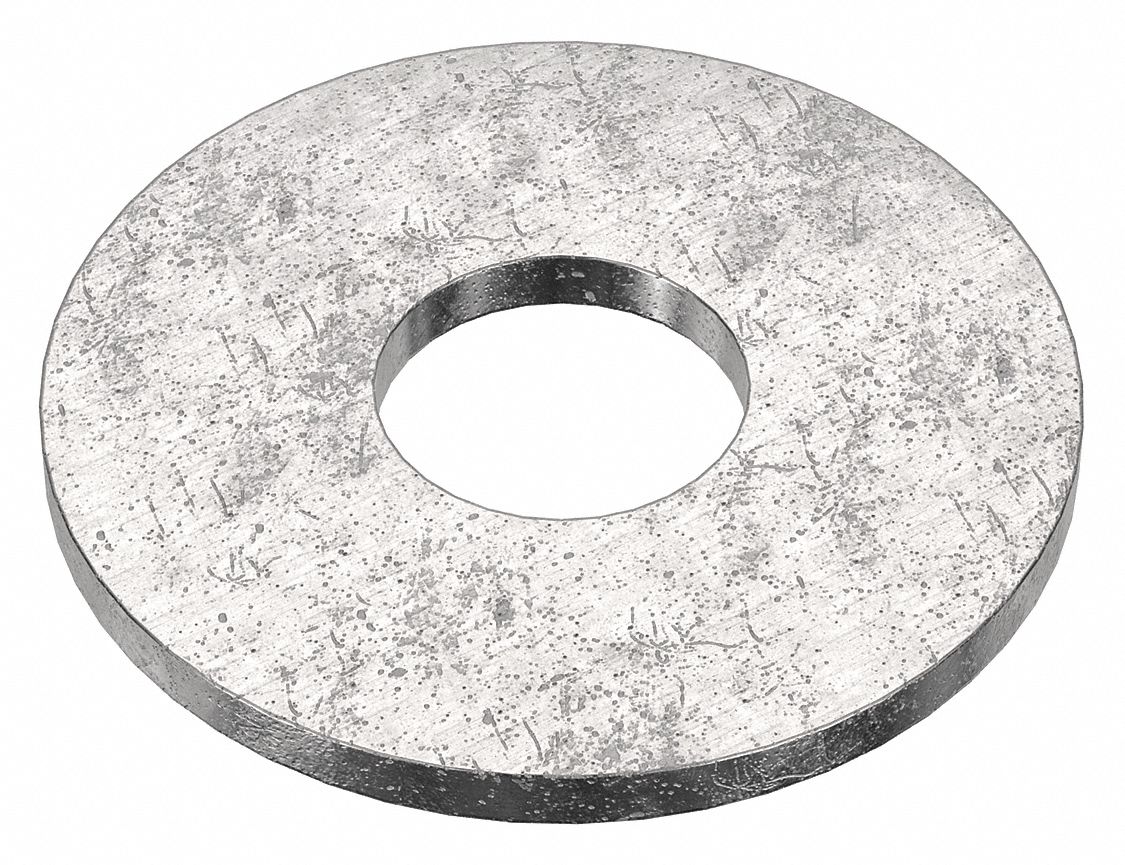 Large O.D. Oversized Washer: 18-8, Stainless Steel, M30 Screw Sz, 34 mm In Dia, 92 mm Out Dia, 5 PK