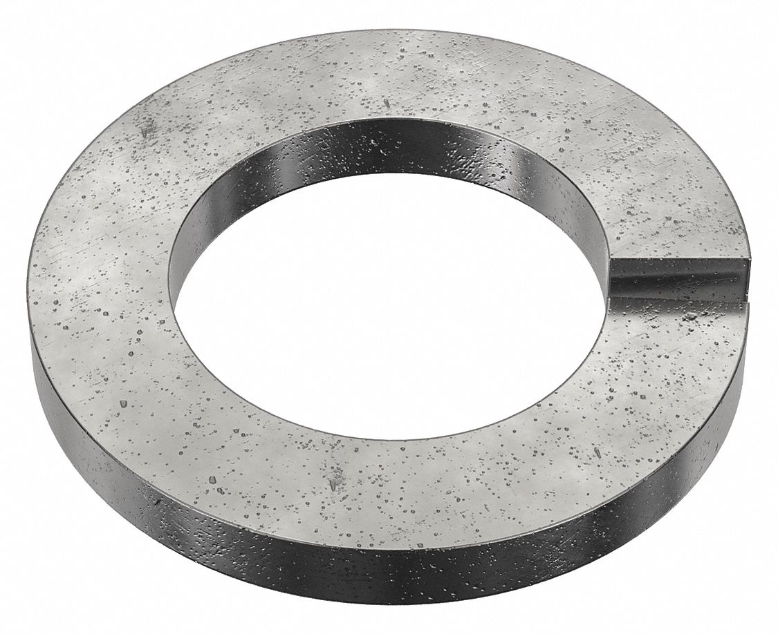 Split Lock Washer: Case Hardened, Black Oxide, Steel, M33 Screw Sz, 33.5 mm Max. Inside Dia, 2 PK