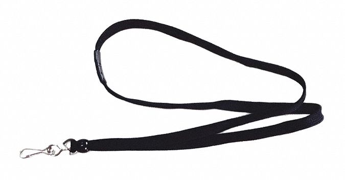 BADGE LANYARD BLACK PK10