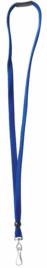 BADGE LANYARD BLUE PK10