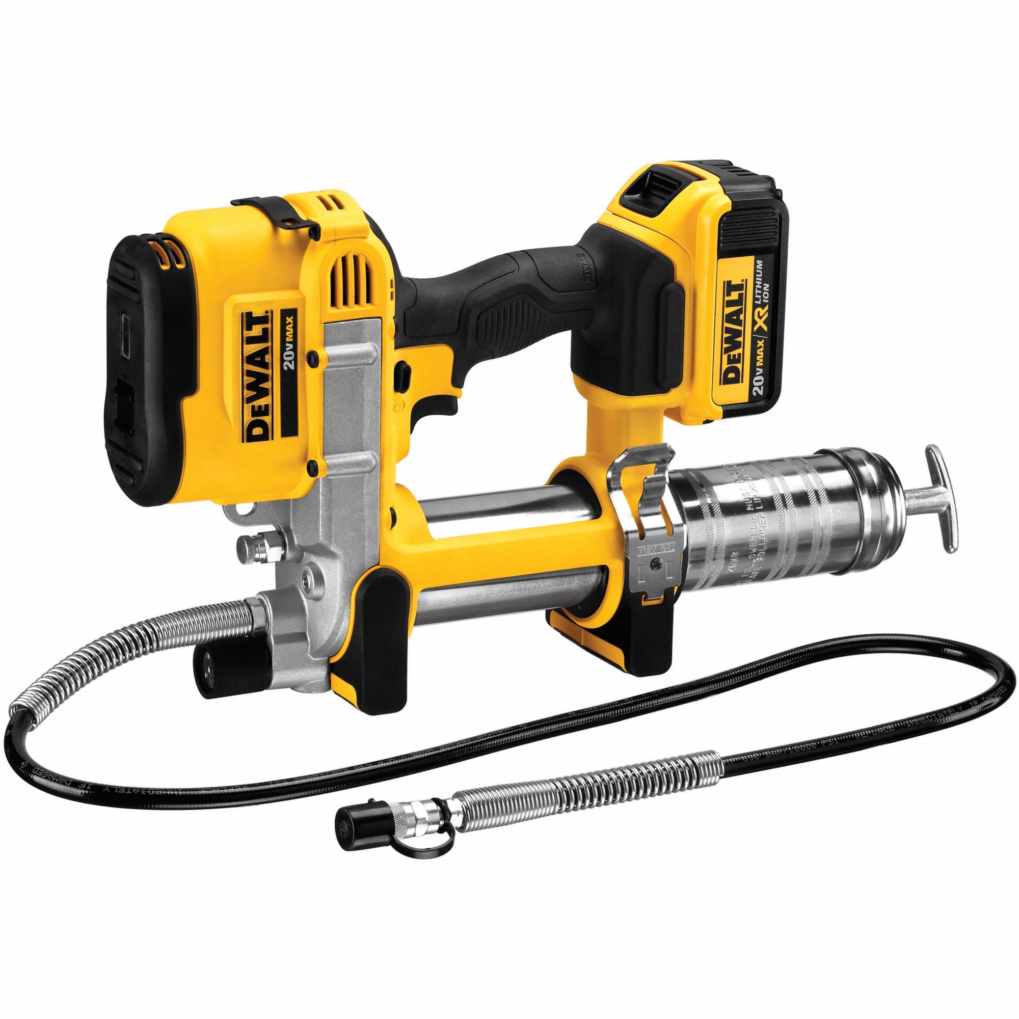 DEWALT 20.0 V Volt Cordless Grease Gun, 10,000 psi, 37.0 Strokes per oz