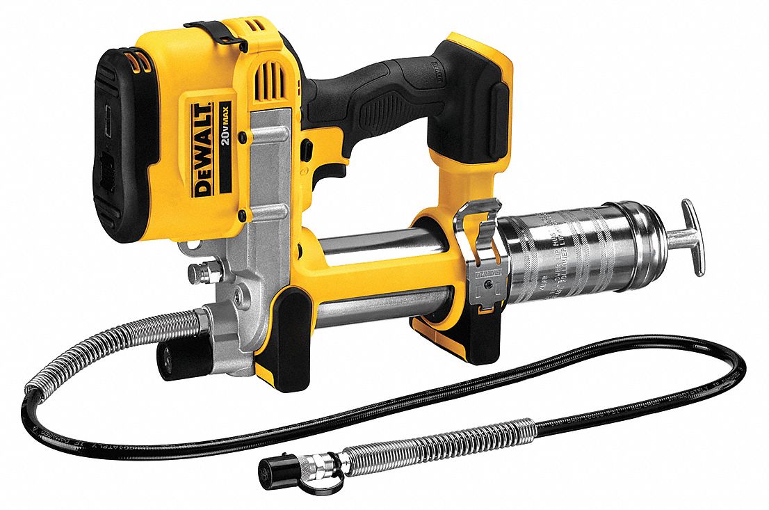 Draak Aanpassingsvermogen evolutie DEWALT, 20 V Volt, Li-Ion, Cordless Grease Gun - 25DU73|DCGG571B - Grainger