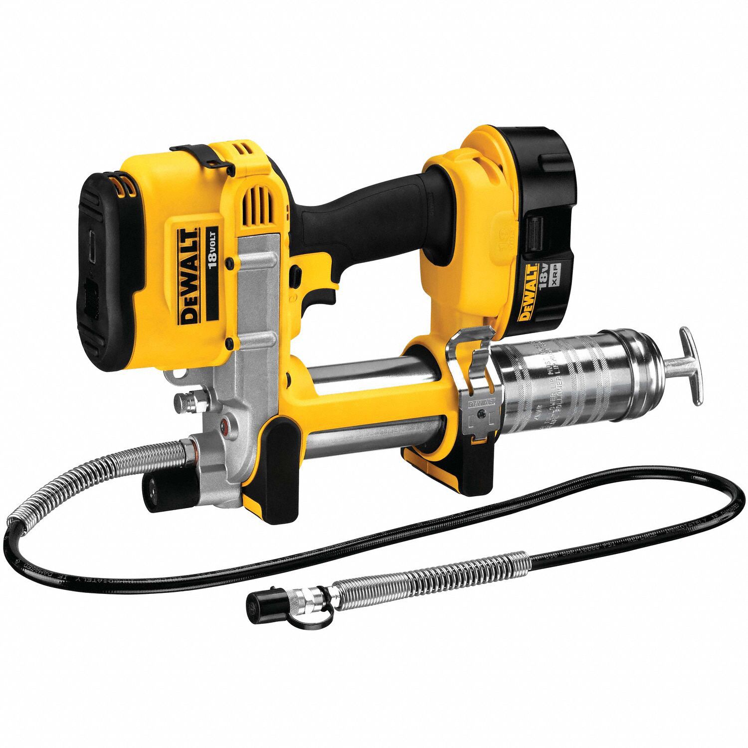 DEWALT 18 V Volt Cordless Grease Gun, 9,000 psi, 37 stroke/oz Strokes