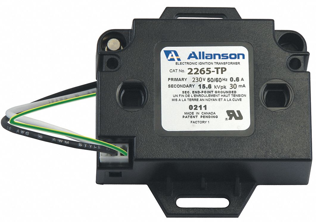 Allanson 1092-f Gas Burner Ignition Transformer 25 20ma for sale online