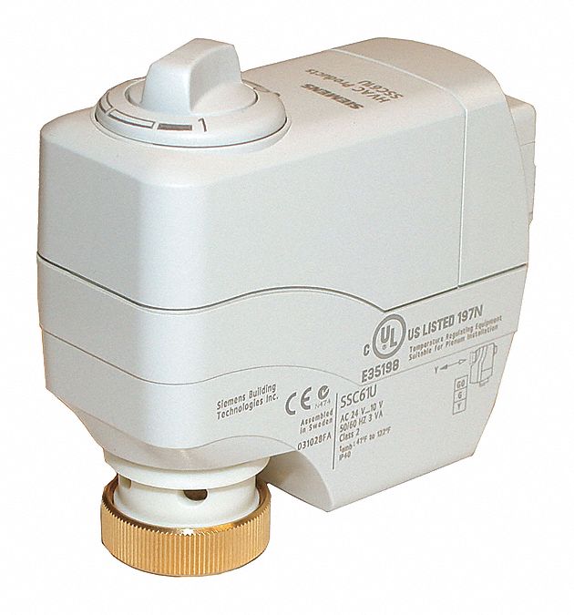 SIEMENS Floating Valve Actuator 25DX10SSC81U Grainger