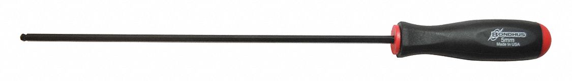 thumbnail interactive-video image 1 of Bondhus 6.0mm Hex Balldriver Screwdriver – 10.2” Long (USA Made, 10668) 1 of 5