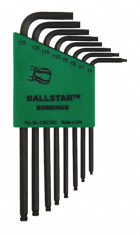 Set 8 Ballstar L-Wrenches