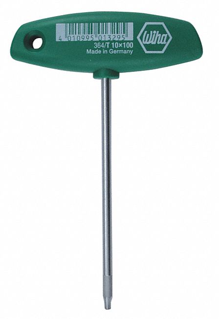 Hex Key: 0 Ball Ends, T15 Tip Size, Metric, Short, Chrome Vanadium Molybdenum, Chrome, T