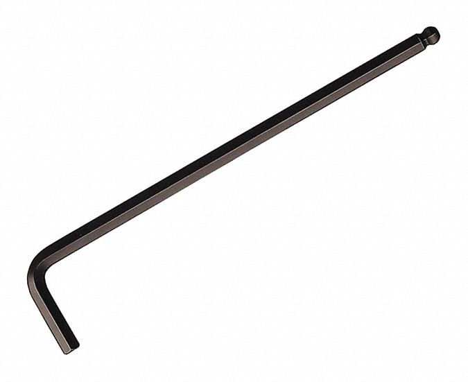 1/8In. X 118Mm Inch Ball End L-Key,  Long