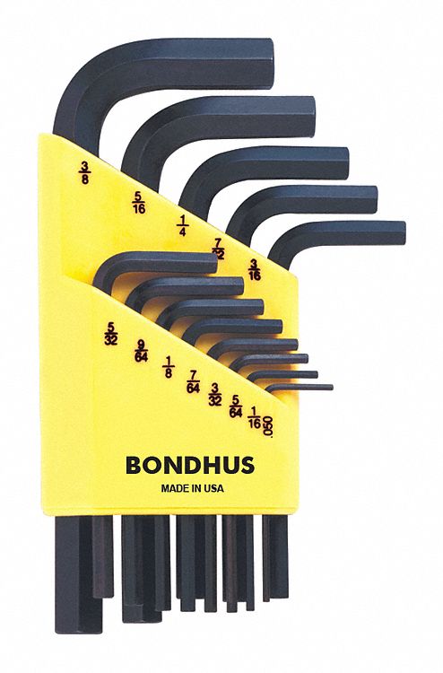 Set 13 Hex L-Wrenches - Short