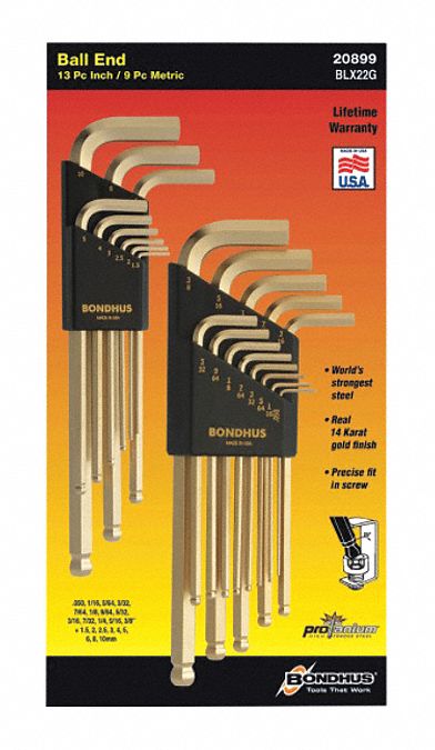 Bonus Pack-Ball End L-Wrench Set
