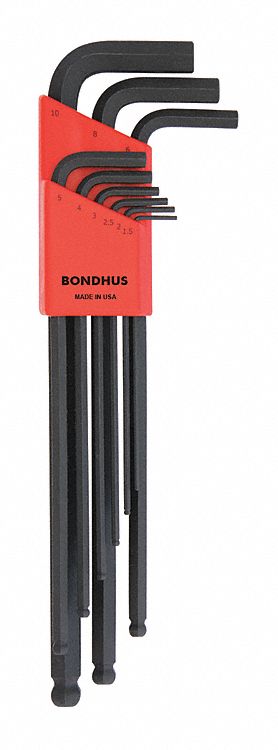 Set 9 Ball End L-Wrench Xlong