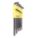 HEX KEY SET, SAE, LONG, 13 PIECES, BLACK OXIDE, 1 TIP, 2 27/32 IN TO 6 27/32, BALL END
