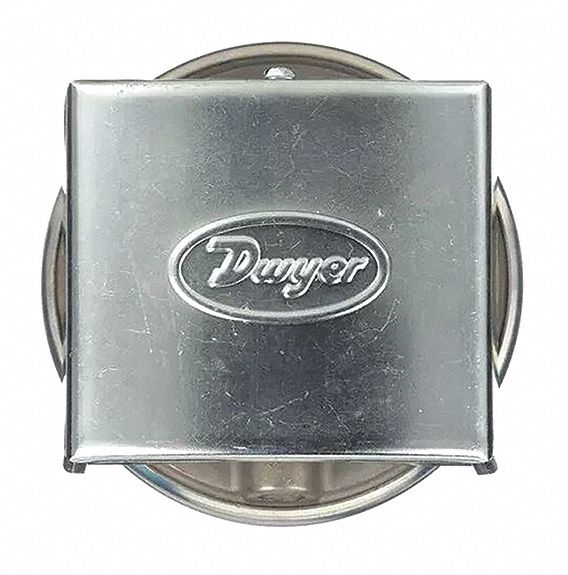 Pressure Switch: Adj, Auto Reset, 1.5 in wc to 5 in wc, Conduit Box, SPDT, NPT, 120 to 480V AC