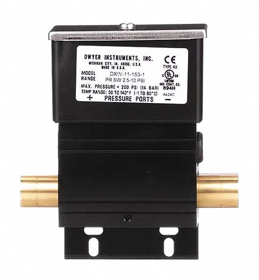 Pressure Differential Switch: