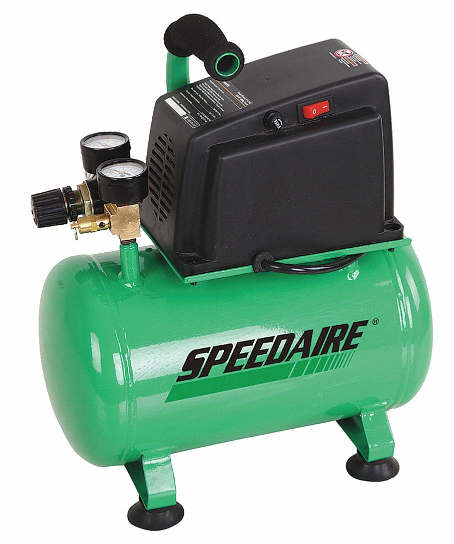 Speedaire portable shop air compressor