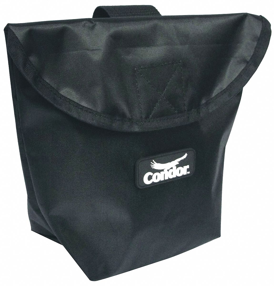 RESPIRATOR BAG, POLYESTER, BLACK, 10 X 10 X 8¼ X 4⅛ IN, FOR FULL-FACE RESPIRATORS