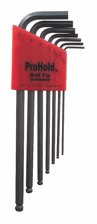 Set 7 Prohold Ball End L-Wrenches