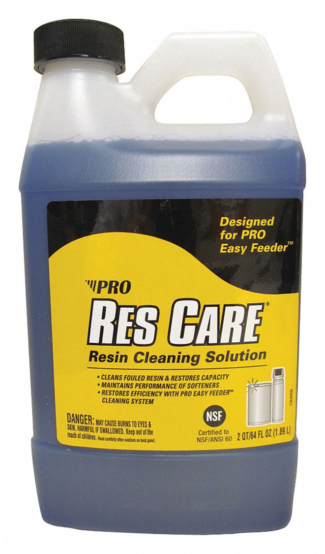 PRO PRODUCTS Water Softener Cleaner, Liquid Resin 25FL88RK64N Grainger