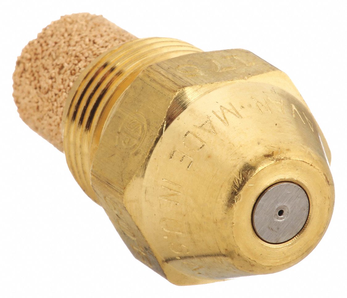 FuelOilNozzle, 60, 1.75gph, Brass, Threaded