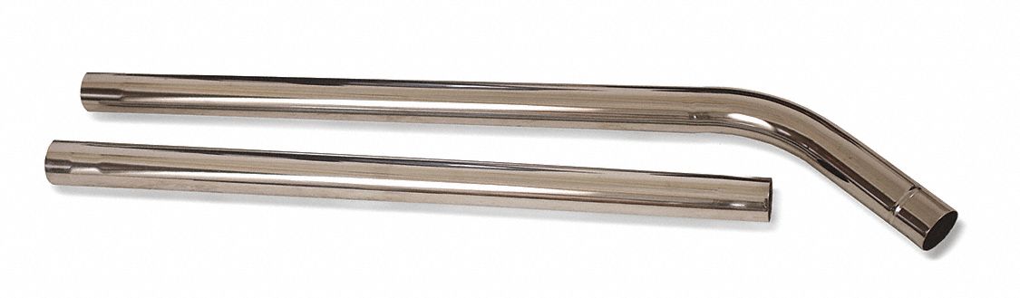 Extension Wand: Aluminum, For 1 1/2 in Hose Dia, 53 1/2 in Lg, 1 1/2 in Wd, 1 1/4 in Dp, Std
