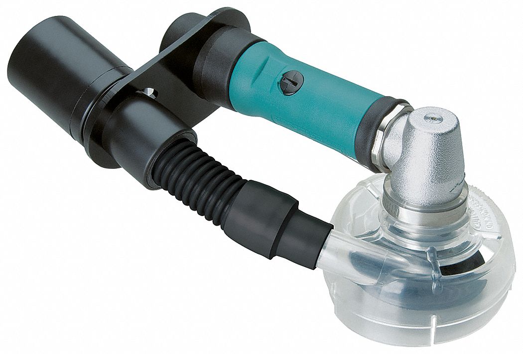 DYNABRADE Right Angle Air Disc Sander Industrial, 0.4 hp HP, 3 in Pad