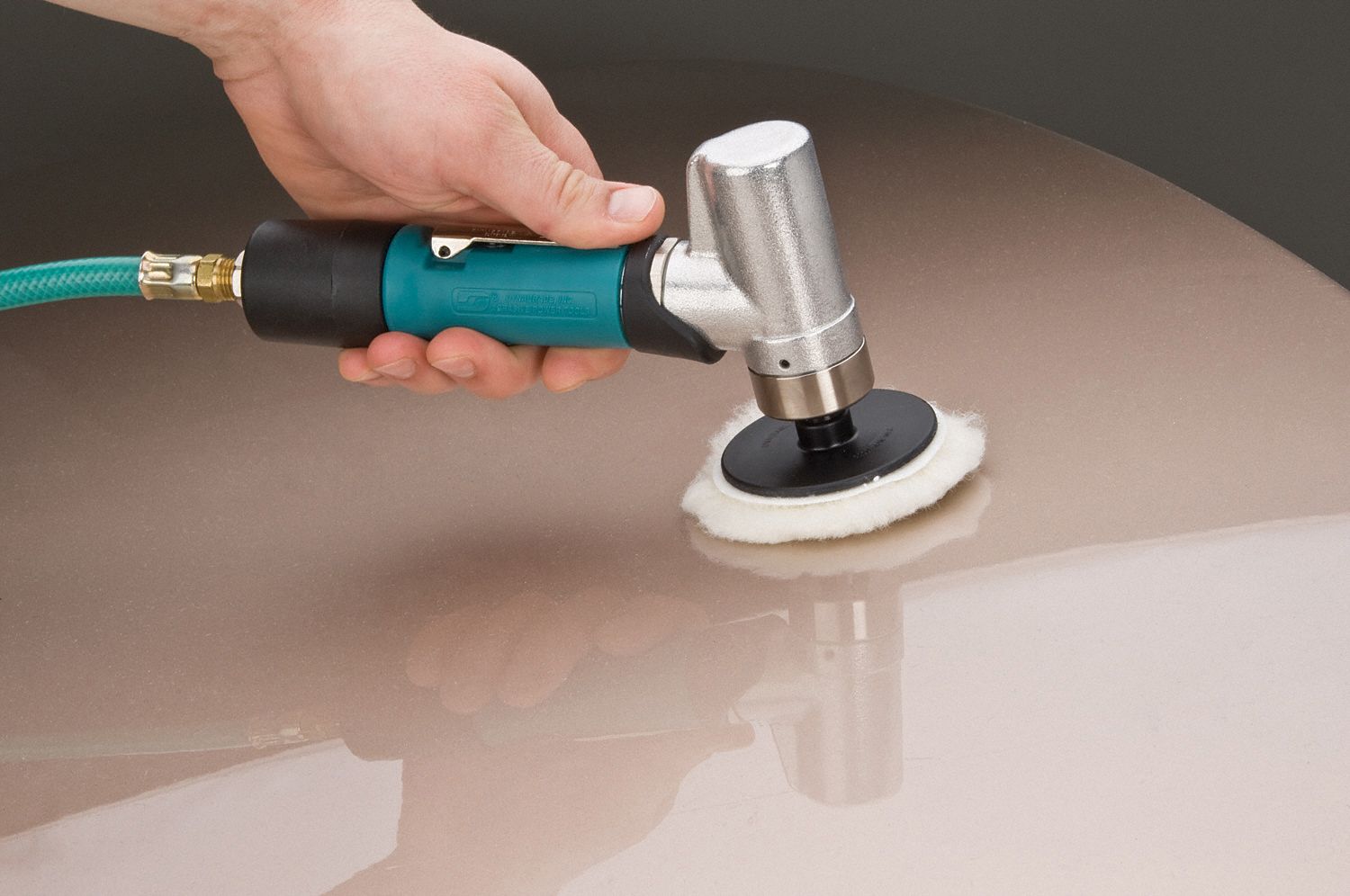 DYNABRADE Air Buffer with 3 in Pad Size 25H87751400 Grainger