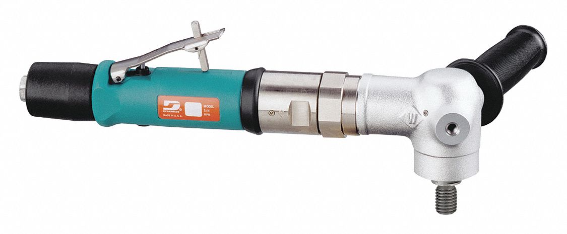 Air Polisher: Rotary, 8 in Max, Hook and Loop, 0.7 hp, 41 cfm, 2, 000 RPM, Heavy Duty Duty