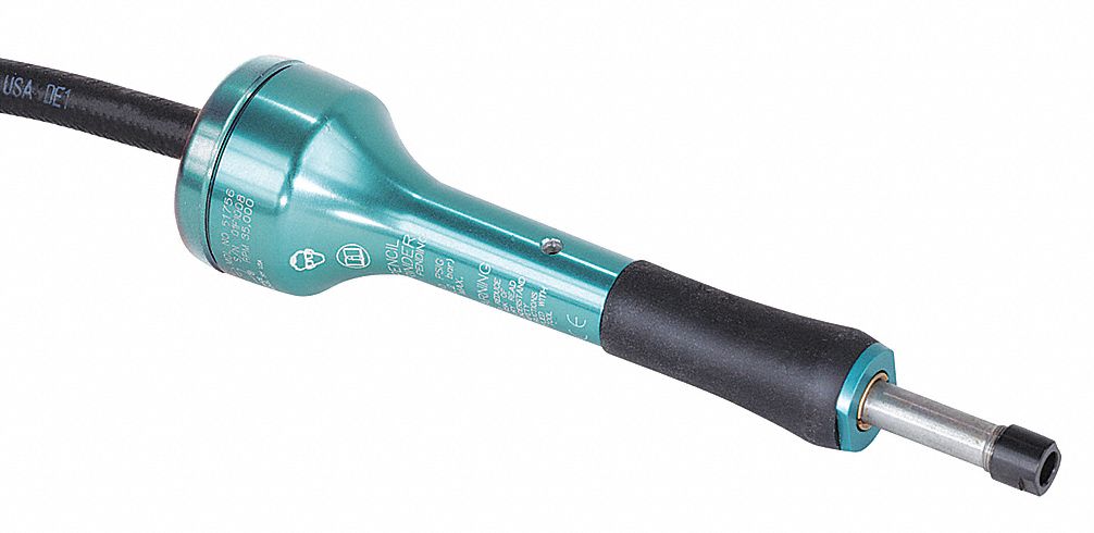 Air Pencil Grinder: 0.1 hp, 60, 000 RPM Max, Rear Exhaust Location, High Speed