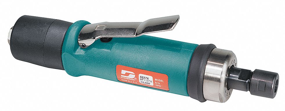 Die Grinder: 0.7 hp Horsepower, 18, 000 RPM Max. Speed, 1/4 in Collet Size, Straight Tool