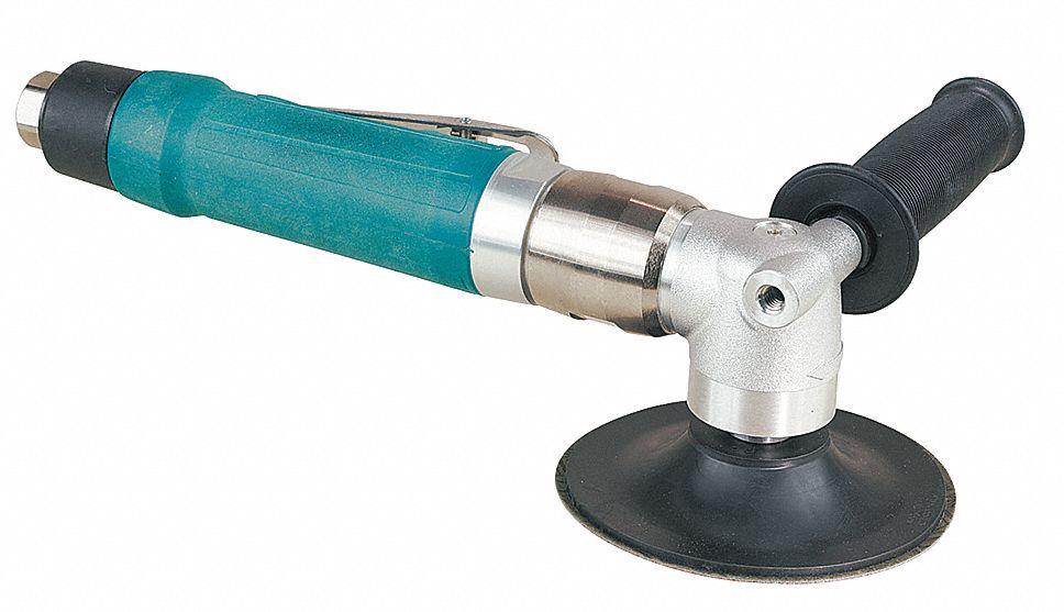 DYNABRADE Industrial Duty Right Angle Disc Sander with Lever Throttle