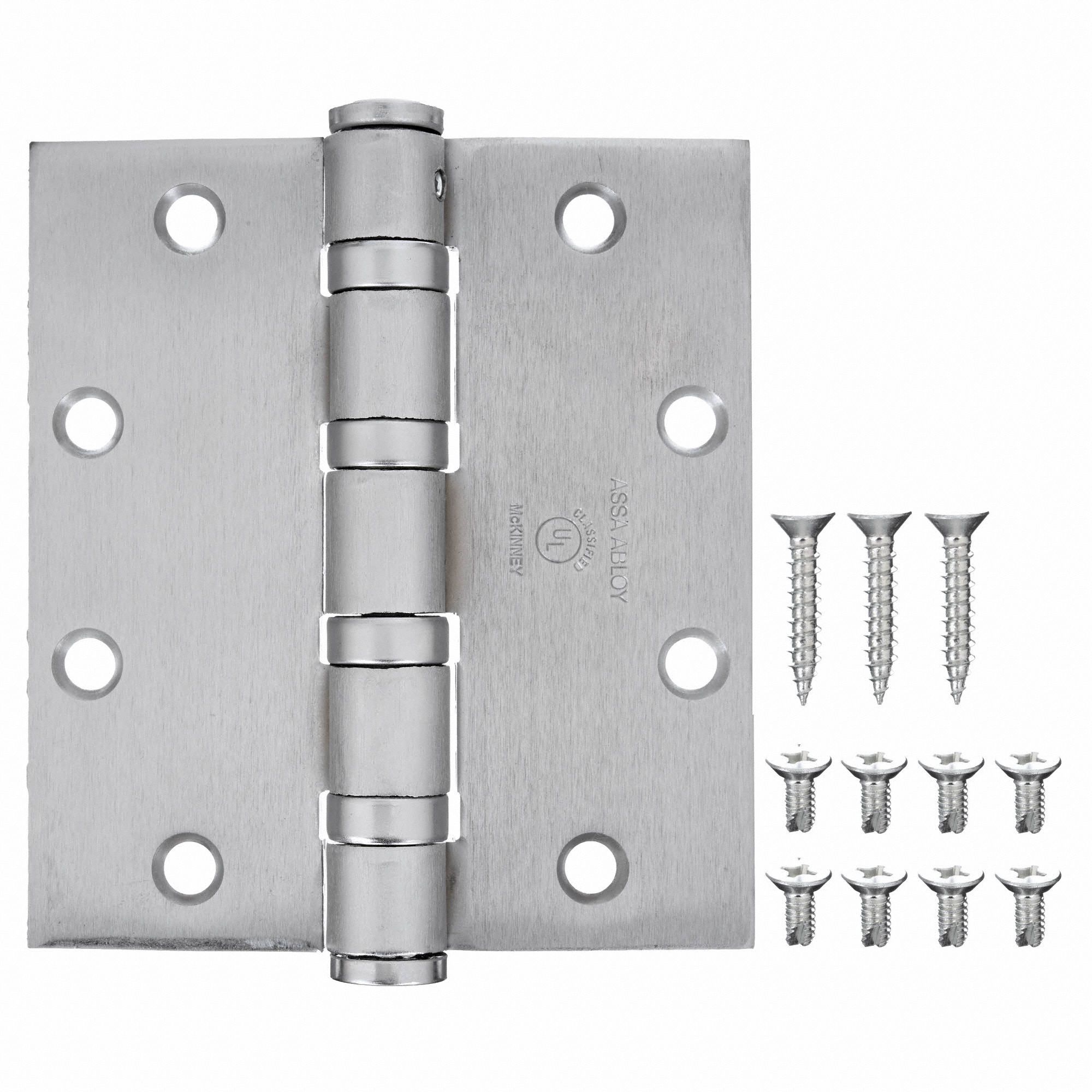 MCKINNEY Butt Hinge 4 Holes per Leaf, 5 in Door Leaf Ht, 2 1/4 in Door