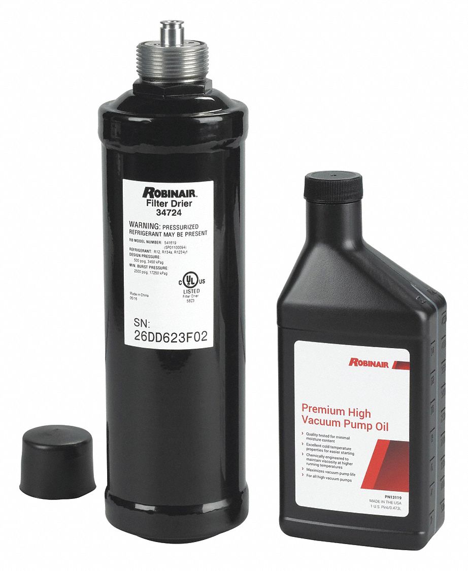 MAINTENANCE KIT, 2 REFRIGERANTS, 14 39/64X6 39/64X5 29/32 IN, FOR ROBINAIR A/C UNITS