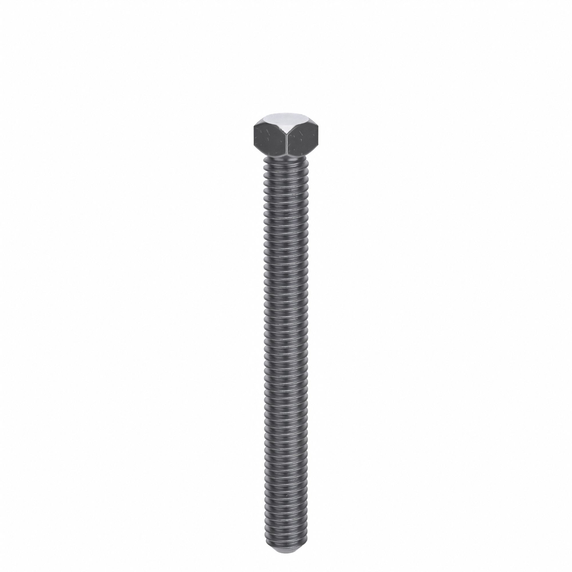 Socket Set Screw: 5/16"-18 Thread Size, 3 in Overall Lg, Cup pt, Steel, Plain, 50 PK