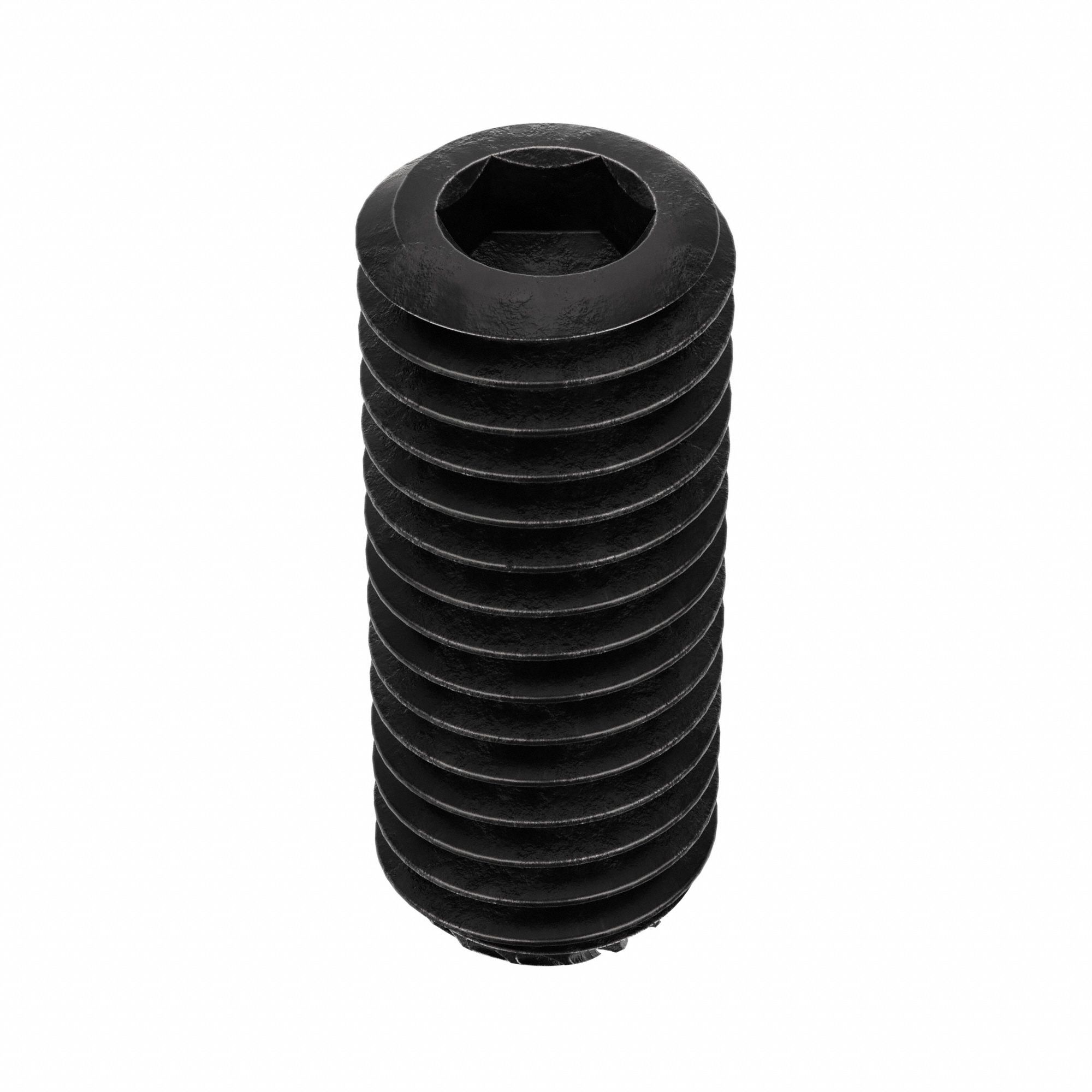Socket Set Screw: 1/2"-13 Thread Size, 1 1/4 in Overall Lg, Knurled Cup pt, Alloy Steel, 25 PK