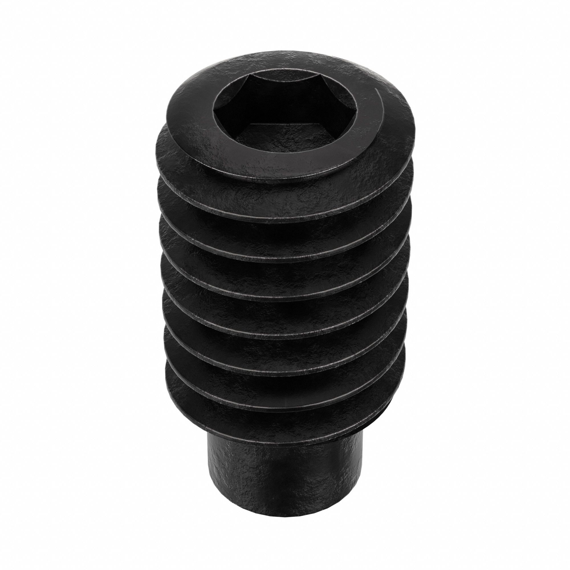 Socket Set Screw: #8-32 Thread Size, 5/16 in Overall Lg, 1/2 Dog pt, Alloy Steel, Socket, 100 PK