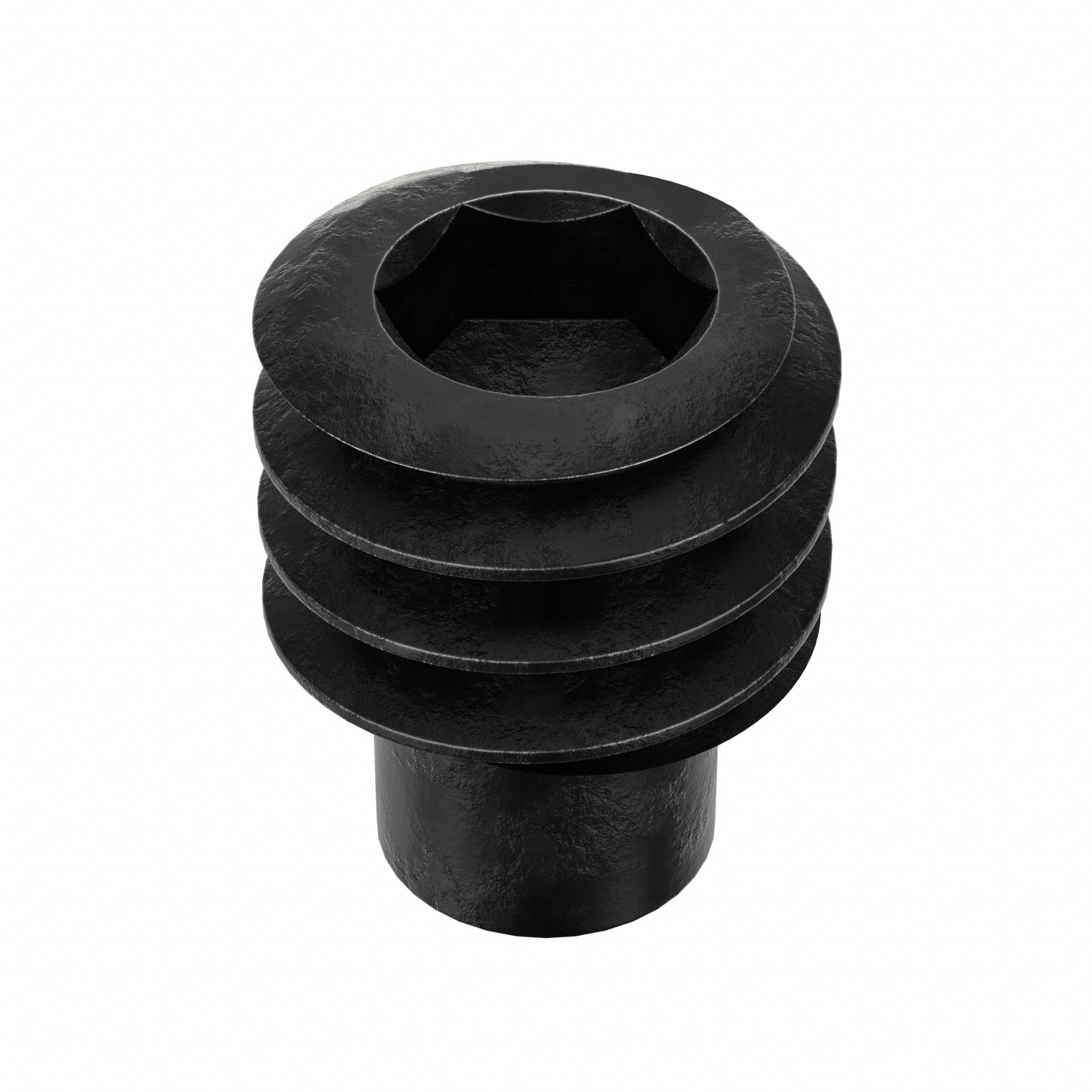 Socket Set Screw: 1/4"-20 Thread Size, 5/16 in Overall Lg, 1/2 Dog pt, Alloy Steel, Socket, 100 PK