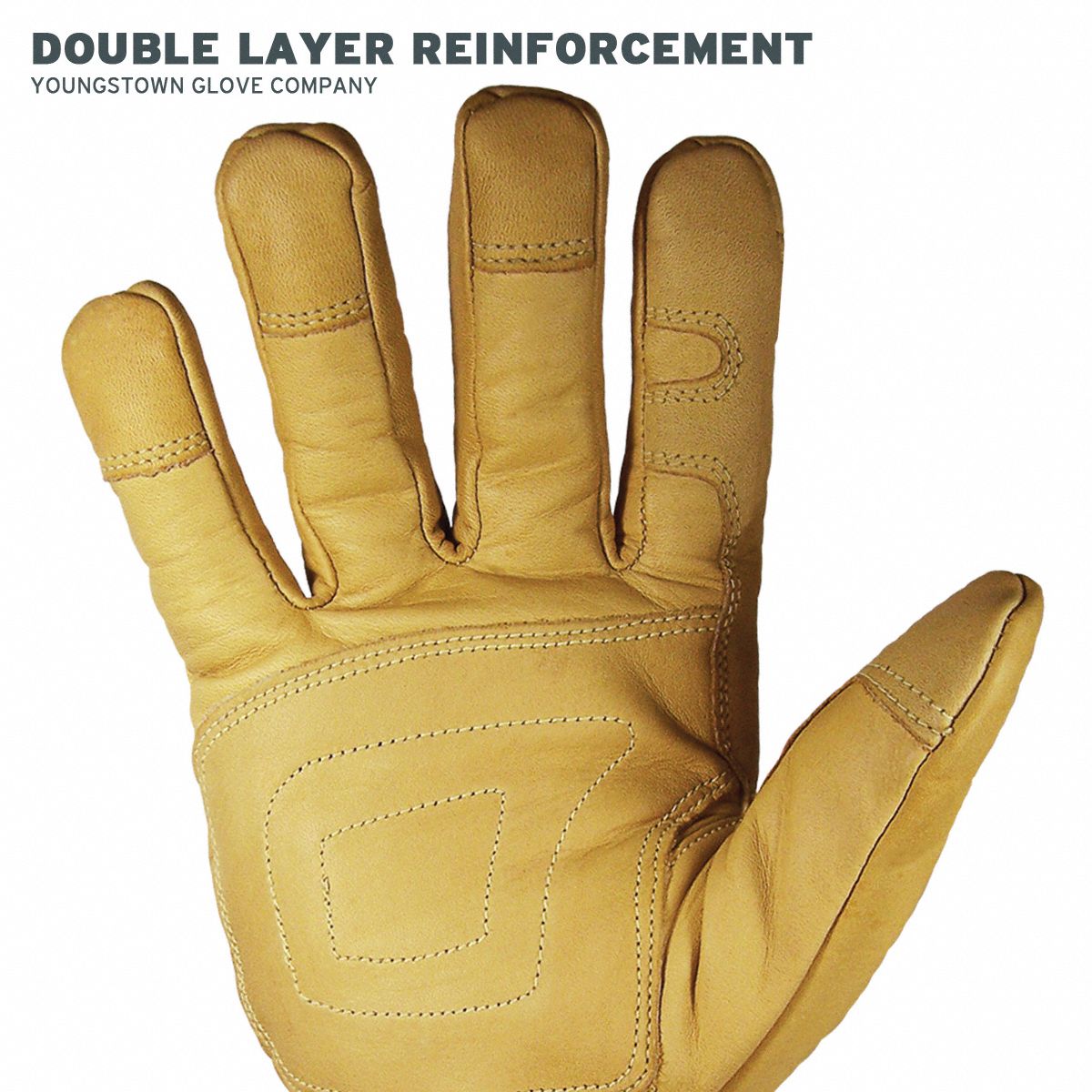 YOUNGSTOWN GLOVE CO. FR Ultimate WP Utility Glv, Leather, M, PR