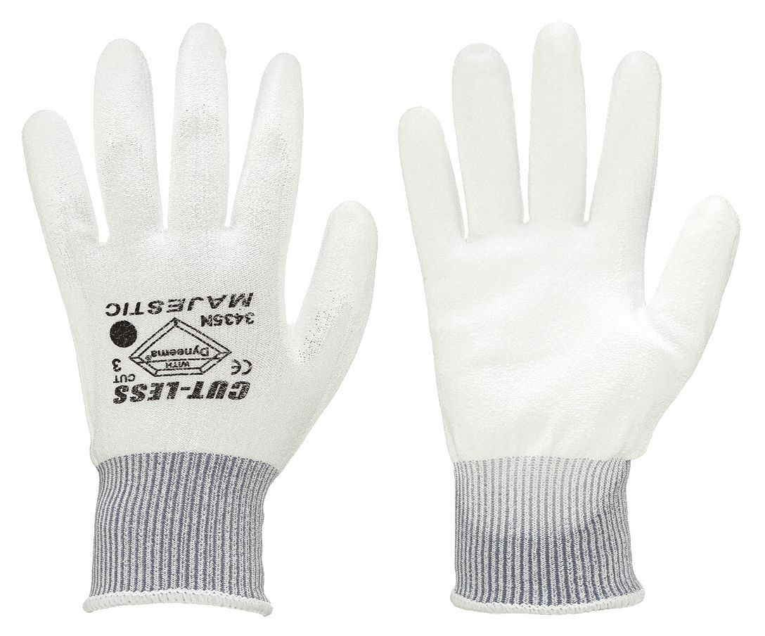 HPPE Knit White PU Palm Xxl,  PK12