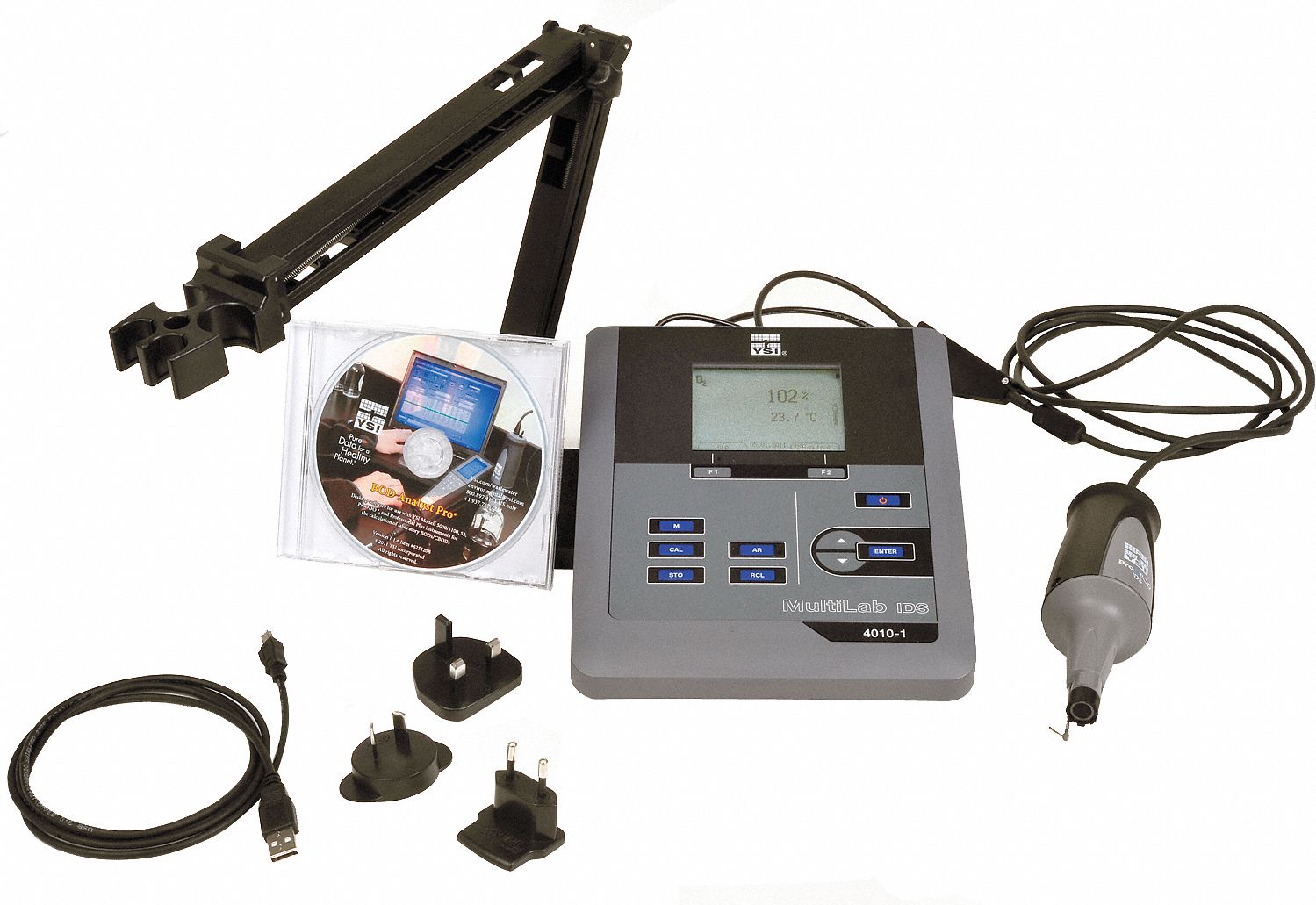 YSI, Meter, GLP, Lab Meter 25KC61626570 Grainger